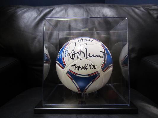 Rod stewart autographed cheap soccer ball