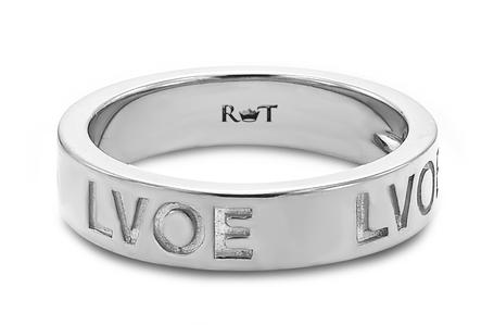 Rony Tennenbaum: LVOE Life Sterling Silver Ring