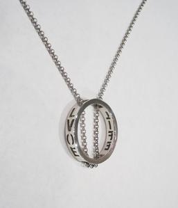 Rony Tennenbaum: LVOE Life Sterling Silver Pendant on chain