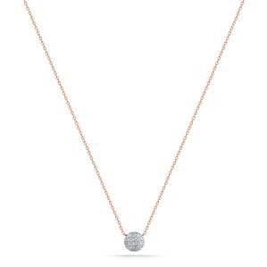 Dana Rebecca Mini Diamond Necklace in Rose Gold