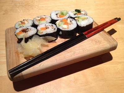 Vegetarian Sushi Dinner