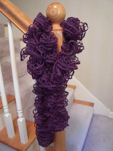 Beautiful NEW Purple Handmade Women's Scarf