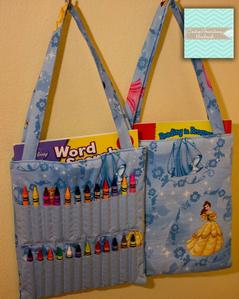 Handmade by CreativeGenerationsHandmade ~ Princess Coloring Bag