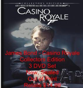 NEW James Bond Casino Royale DVD Set Awesome Gift