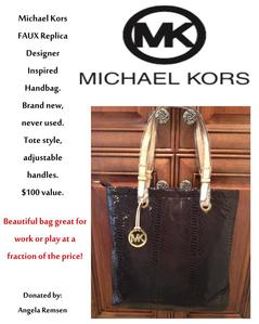 faux replica Michael Kors Purse Tote NWT Great for Fall!