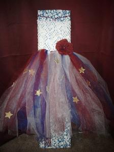 New Patriotic Tutu Dress w/ Crocheted Top by Little Princess Tutu's & More 12mo - 4T