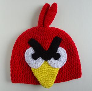 NEW Angry Birds Hat Children's Red Unique fits 3-8 years by Froggy Princess