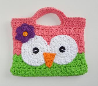 Handmade Owl Purse