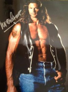 signed headshot by Renegade star Lorenzo Lamas with personal message to winner!