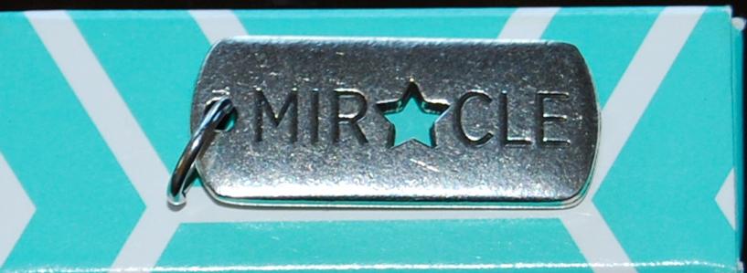 Exclusive Origami Owl MIRACLE Tag ~ not available for purchase until Fall!