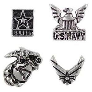 NEW one MARINES charm Retired Origami Owl hard to find!