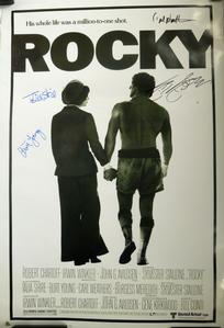 Rocky I  CAST SIGNED MOVIE POSTER (exceedingly rare!)