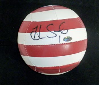 Hope Solo Autographed Mini Soccer Ball