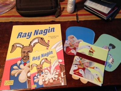 Ray Nagin Coloring Book & Assorted Items