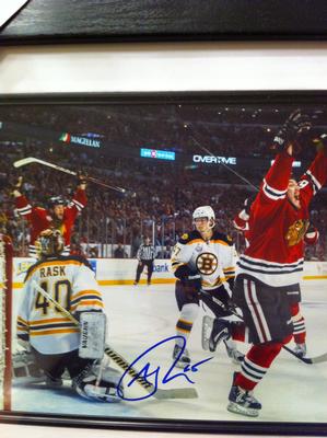 Andrew Shaw autographed 8x10 photo framed and matted w/ cert.