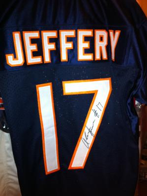 Alshon Jeffrey Autographed NFL Game Style Jersey w/certificate