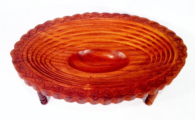 Nepali Hand Carved Collapsible Bowl