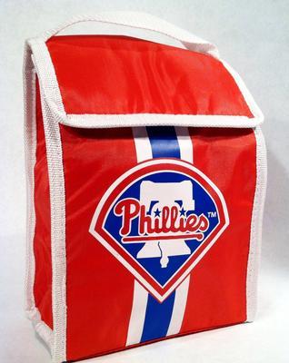 Phillies Stadium seat cushion and Phillies Lunch Bag