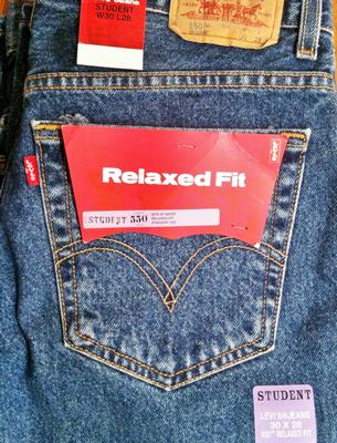 Levi's 30x28 Relaxed Fit Student Jeans - new with tags