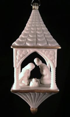 Wedgewood Jasperware 3-D Nativity Ornament in original box