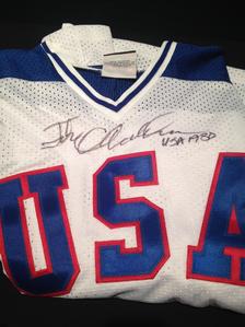 Autographed Jack O'Callahan USA Hockey 1980 Jersey