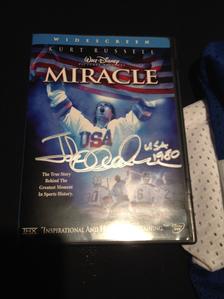 Autographed Miracle DVD by USA Hockey's Jack O'Callahan