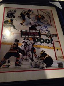 17 Seconds Autographed Brian Bickell and Dave Bolland 16 x 24 Framed