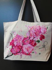 Sakura Japanese Cherry Blossoms Bag by Pavina Tonsavanh
