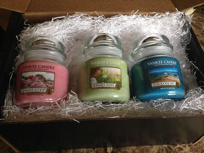 Yankee Candle Set of 3 candles