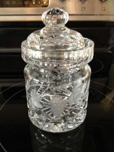 Lead Crystal Candy Jar