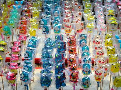 Eric Almquist, Lollipops, Kyoto, Japan (Diptych) 