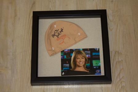 Christa Delcamp Signed Cap & Picture Package