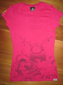 Ladies Pink T-Shirt Med