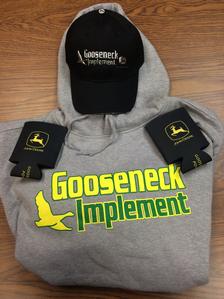 John Deere / Gooseneck Implement Hoody, Hat, and Koozies