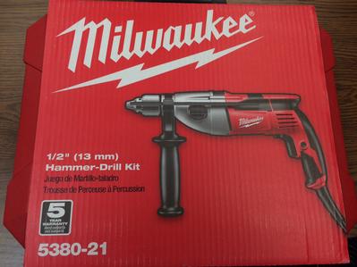 Milwaukee 1/2" Hammer-Drill Kit