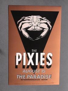 Signed (framed) Pixies Gig Poster
