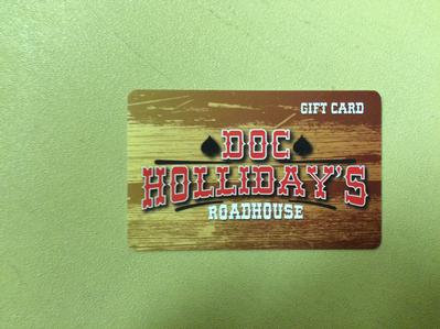 $100 Doc Holliday's Gift card