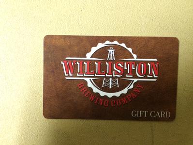 $100 Williston Brewing Company Gift Card