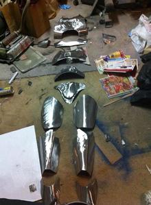 1 full set 18 gauge Steel Mandalorian Armor