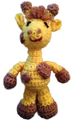 Alexandra Graham: Crocheted Giraffe