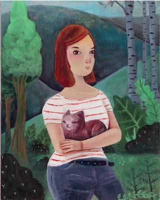 Matthew Craft: Woman Holding Cat