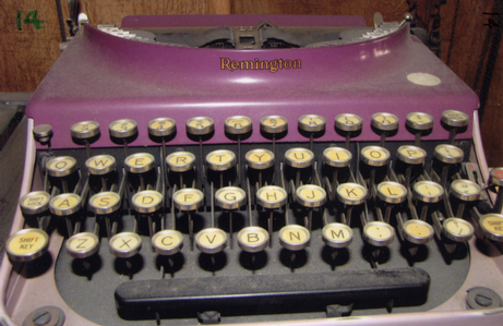 Remington (2 tone lavender) Antique Typewriter