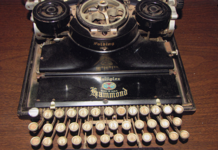 Hammond Folding Multiplex - Antique Typewriter 