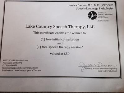 Speech Therapy 