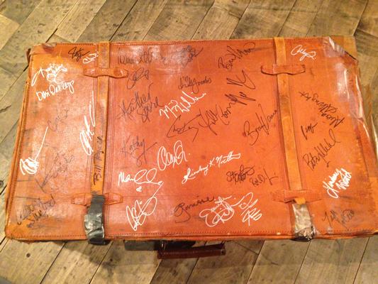 Shiz Student Suitcase Autographed by the Entire Company