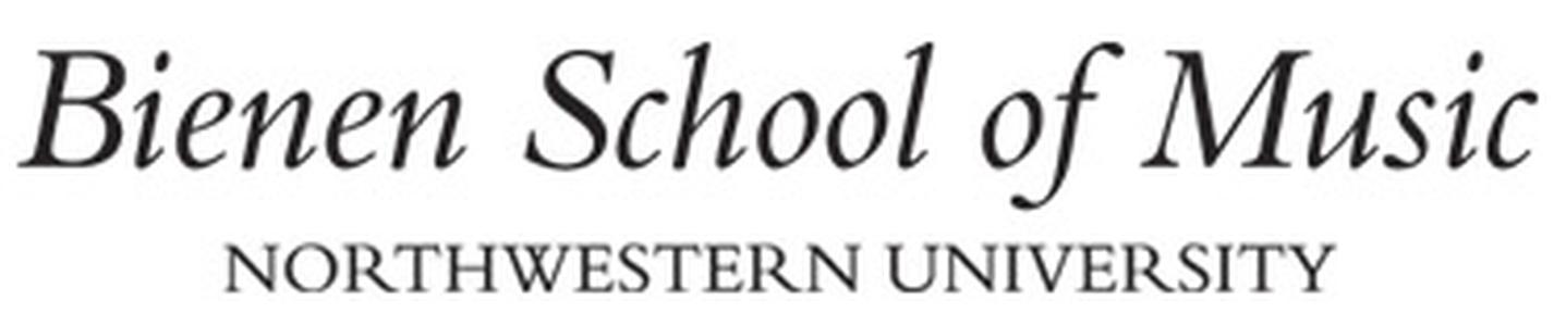 Bienen School of Music Northwestern University Concert Certificate for 4