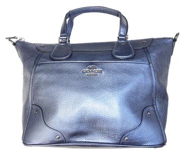 New Blue Metallic Coach purse