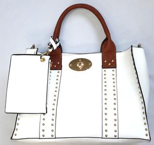New White Studded Wilsons Leather 3 in 1
