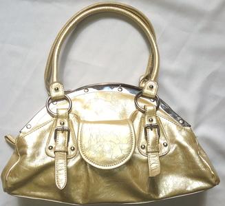 Gently Used Solid Gold with Metal Purse