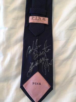 Jimmy Kimmel Tie (Black)-Autographed